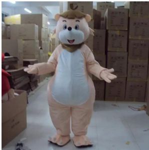 2024 novo Halloween Bear Mascot Costume Top Quality Cartoon Anime Tema Caráter Adulto Tamanho Natal Carnaval Festa de Aniversário Fantasia Outfit