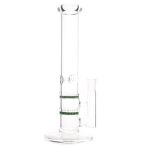 Glass Bong Perc Hookahs Straight Tube Dab Rigs Bongs Clear Water Pipes