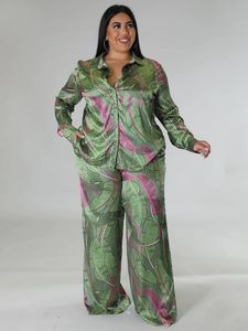 エスニック服2ピースセットアフリカ服アフリカのダシキファッションフラワープリントスーツトップアンドズボンパンツパーティー衣装231013