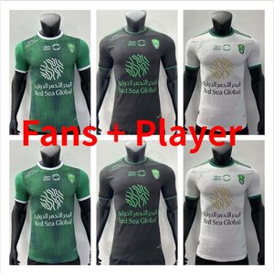 Spelarfans version 2023 2024 Al-Ahli Saudi Mahrez Soccer Jerseys Firmino Saint-Maximin Kessie Gabriel Veiga Mjehd Ibanez Nabit Demiral 23 24 Fotbollströja