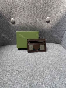 Designer Ophidia Purse Leather Plånböcker Luxury G Mini Plånböcker Färg äkta läderkort Holder Mynt Purse Män och kvinnor Plånbokskort Holder Key Ring Credit With Box
