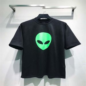 メンズデザイナー春の夏夏のレターを破壊するティーTシャツファッションフーディーズメンズカジュアルコットン野球Tシャツ