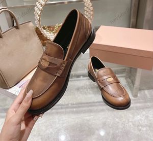 Spring women's shoes Stylish Penny Loafers Genuine Leather Hand Painted Slip On Dress Shoes Wedding Casual Business Shoes