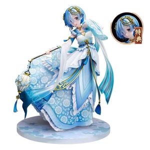 Finger Toys 26cm Rem Hanfu Sexy Anime Figure Re:zero -starting Life in Another World Rem Ram Action Figure Adult Collection Model Doll Toys