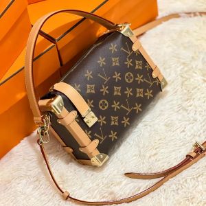 Topp 2023 Quality Trunk Crossbody Bag Luxury Man Tote Handbag Womens Designer Purse Wallet Flower Hobo Shoulder Clutch Leather Bags