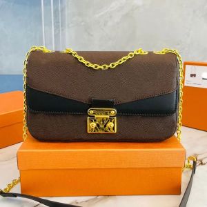 Designer Crossbody Underarm Bags Women Marceau kedjor axelväska flip handväskor påse handväska handväska dam mode bokstäver