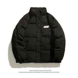 Giubbotti da uomo Streetwear Inverno Harajuku Giacca moda Parka Femal Spessa colorata Coreana Bubble Coat Ragazza Bomber nero 5XL 231013