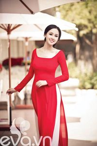 Abbigliamento etnico Aodai Vietnam Abito cheongsam Vietnamita Tradizione moderna Donne Ao-dai Rosso