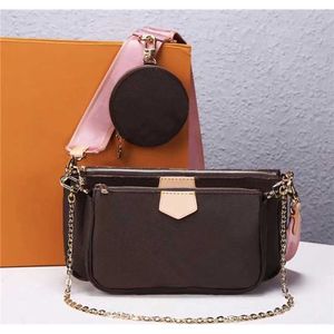 Five in one bag with original leather classic vintage underarm genuine single shoulder diagonal wide strap chain code 5631