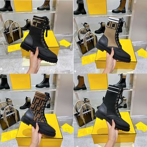 Designer Boots Women Platform Boot Silhouette Ankel Martin Sock Booties Black Brown Keep Warm In Winter Real Leather Best Quality Classic Sets Up Casual Size 35-41