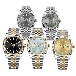 男性の時計のデザイナーウォッチビジネス腕時計ファッション41mm 2813オートムーブメントサファイアミラーステンレススチールブレスレットグローインザダーク防水