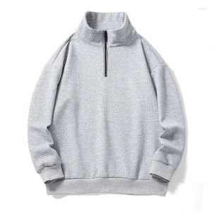 Männer Hoodies Herbst Langarm Pullover Lose Hübscher Rundhals Pullover Gebratener Teig Twists Koreanische Mode Top