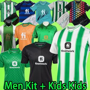 23/24 Real Betis Soccer Jerseys MEN KIT KIDS goalkeeper WILLIAN JOSE CANALES 2023 2024 FEKIR JOAQUIN B. IGLESIAS GK boys football shirt fans player version uniform boys
