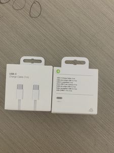Cavo dati da USB C a USB C da 60 W PD per iPhone 15 Pro Max Plus Cavo di ricarica rapida di tipo C con scatola