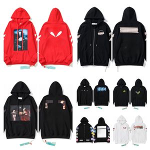 Hoodrich سحب الأكمام طويلة الأكمام هوديي النساء هوديي الكامل zip hoodie y2k zip up hoodie mens designer hoodie hoddie offwhite hoodie felpa قبالة هوديي بيضاء