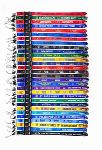 Atacado todos os tipos de beisebol de rugby de rugby esportivo de designer de designer de designer logotipo celular lananyard lanyard keychain sling show coletor guerreiros
