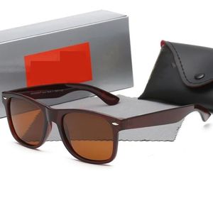 Klassische Retro-Rey-Ban-Sonnenbrille für Herren, Luxus-Sonnenbrille, runde schwarze Brille, Anti-UV-Kratzschutz, Vollformat-Brille, Damenmode-Sonnenbrille mit Box5