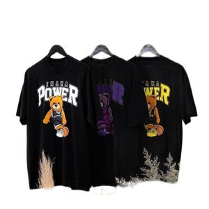 T-shirt da uomo Inaka Power T Shirt Violent Bear Stampa T-shirt 2022 Uomo Donna Daily Premium Tshirt Fashion Design Estate Explo313A