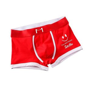 Män beroende män underkläder man boxershorts bomull boxare ung personlighet trend andas bekväma pojkeshorts thong spets 3xc3n