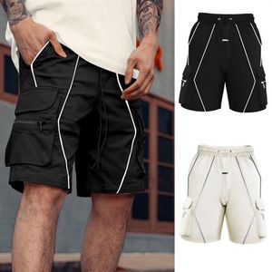 Masowe wypoczynek Mężczyźni Krótkie odzież kieszonkowa Summer Males Shorts Męskie rozmiar M-3XL290U