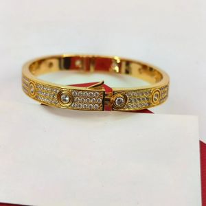 Diamond Bracelet Designer Gold Bangel For Women Men Luxury Designer Jewelry Stainless Steel Charm Cuff Silver Rose Love Bracelets Mens Womens Bangles BraceletsQ2