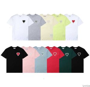 2023 Spring and Autumn Latest Men's t Shirts Amisweater Designers Luxury Pure Cotton Fashion Leisure Trend Simple Classic -shirt Jo10 AM I