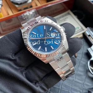 41mm kristal izleme Erkek Siyah Mavi Gümüş ARF V3 Versiyon Otomatik 2824 ETA AR Fabrikası 904L Paslanmaz Çelik Erkekler 126334 Rhodiu181b