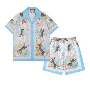 2023 Summer Bowling Shirt Board Beach Shorts Fashion Sports Suit Men's Casual Designer Hawaiian Shirt Swimming Pants Fast Dry305i