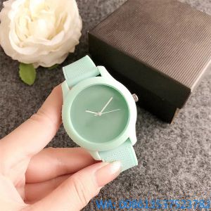 Luxury Digital watch Fashion Full Brand Wrist Watch Men Women Crocodile Style Luxury With Logo Silicone Band Quartz Clock Yupoo AAA watches Free Shipping Designer