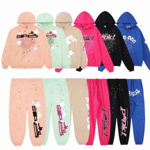 Designer Mens Spider Hoodies Pullover Sp5der Young Thug 555555 Angel Hoodies Womens hoodie broderad lös långärmad spindeltröja Y2K JOGGERS 25XD#