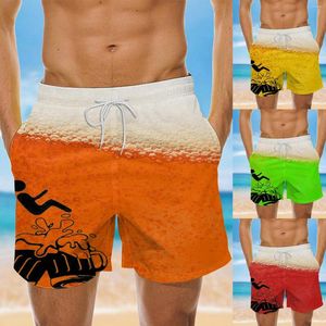 Pantaloncini da uomo Costume da bagno maschile Oktoberfest Novità Spiaggia Traspirante Tether Stampa Board Costume da bagno da uomo Taglia corta 40