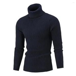 Herrtröjor Lätt Pullover -skjorta för män Casual Turtleneck Tee Layering Stylish Option Slim Fit Autumn