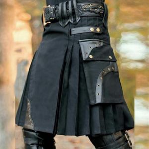 Erkek Şort Adisputent Mens Kilt Geleneksel Etek Yardımcı Modern Erkek Klasik Retro İskoç Ortaçağ İskoçya Homme192f