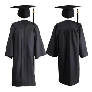 衣料品セットアカデミックセット快適な1トップポグラフィーセレモニーハット卒業ユニバーサルガウンカーディガン学位2023ドレス
