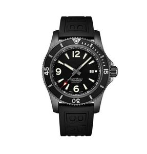 U1 Top AAA Bretiling Luxury Automatisk mekanisk rörelse Män titta på Ocean Rotatable Bezel Japan Superocean Avenger Black Blue Rubber Sapphire Waterproof Watches