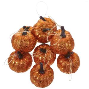 Decorative Flowers Bubble Gold Dust Squash Festive Pumpkin Decor Props Party Ornament Faux Fall