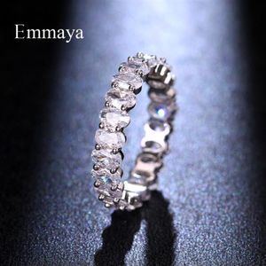 Cluster Ringe Emmaya Ankunft Licht Luxus Weiße Farbe Ring Ovale Form Für Weibliche Elegante Schmuck Mode Statement In Hochzeit Part249L