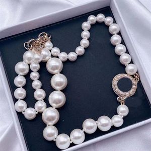 Designer Chain Necklace New Product Elegant Pearl Necklaces Wild Fashion Woman Necklace Exquisite Jewelry Supply210S