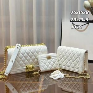 حقيبة مصممة للأزياء من ثلاث قطع مجموعة 5A Luxurys Designer Bag Lady Designer Top endual Leather Composite Bag 477886