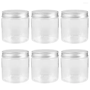 Storage Bottles Clear Plastic Mason Jar Aluminum Lid Jars Sealed Containers Food Multifunctional Glass With Lids