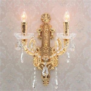 Wall Lamp Hallway Lights LED Crystal Bedside Bedroom Sconce Gold Modern Sconces Lighting