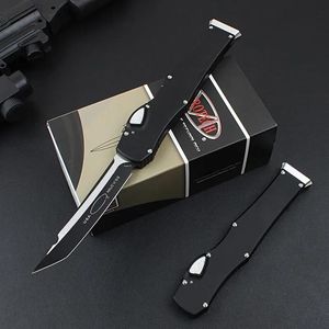 US-Models Automatic UT150 Knife Black Self Defense Tactical Elmax Blade T6-アルミニウムハンドルEDC屋外キャンプファイティングオートナイフExocet UT85