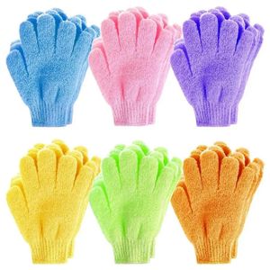 Vijf Vingers Handschoenen Bad Huishouden Douche Handdoek Scrub Body Wash Kinderen Thuis Supply Elastisch Veeg Terug Baden Schoonmaken 231013