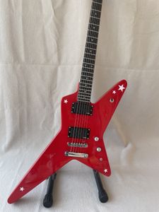 المصنع الساخن مخصص Red 6Strings Guitar Guitar عالية الجودة