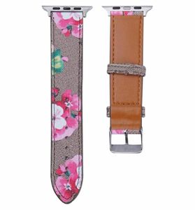 Gift Designer Watch band Watch Strap 42mm 38mm 40mm 44mm watchs 3 4 5 SE 6 7 bands Leather Belt Bracelet Fashion Wristband Print Stripes watchbands3111533