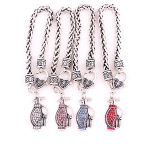 HY199 Handmade women's Jewelry fashion design Golf Club Bag Crystal pendant cheap chain bracelets for sportmen282M