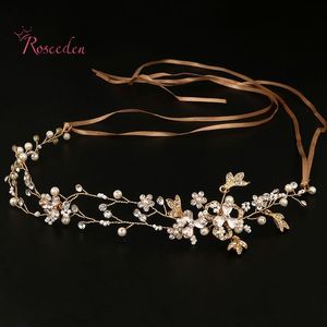 Acessórios de cabelo de noiva feitos à mão nova tiara cabeça peça de cabeça de cristal feminino meninas strass pageant tiaras e coroas re682 y2242a