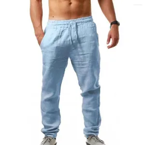 Men's Pants Men Side Pockets Casual Sport Bottoms Elastic Breathable Running Training Quick-Drying Joggers