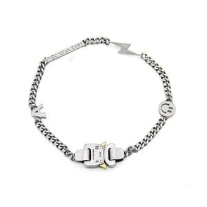 1017 Alyx Studio logo alloy chain bracelet Bracelet Bracelet Men Women Hip Hop Outdoor Street Associory Hiftival Hiftival191n