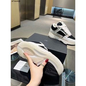 High Runway am Casual Ami Top US11 Running Shoe Skel High Low Quality Men Women Shoes Basketball Skelet Bones Black White Leather Lace Up SS B6